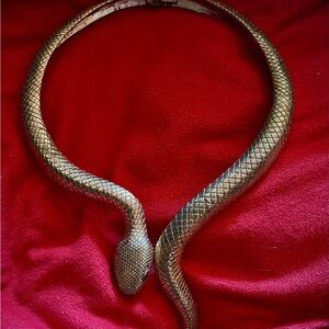 Gold Snake Necklace